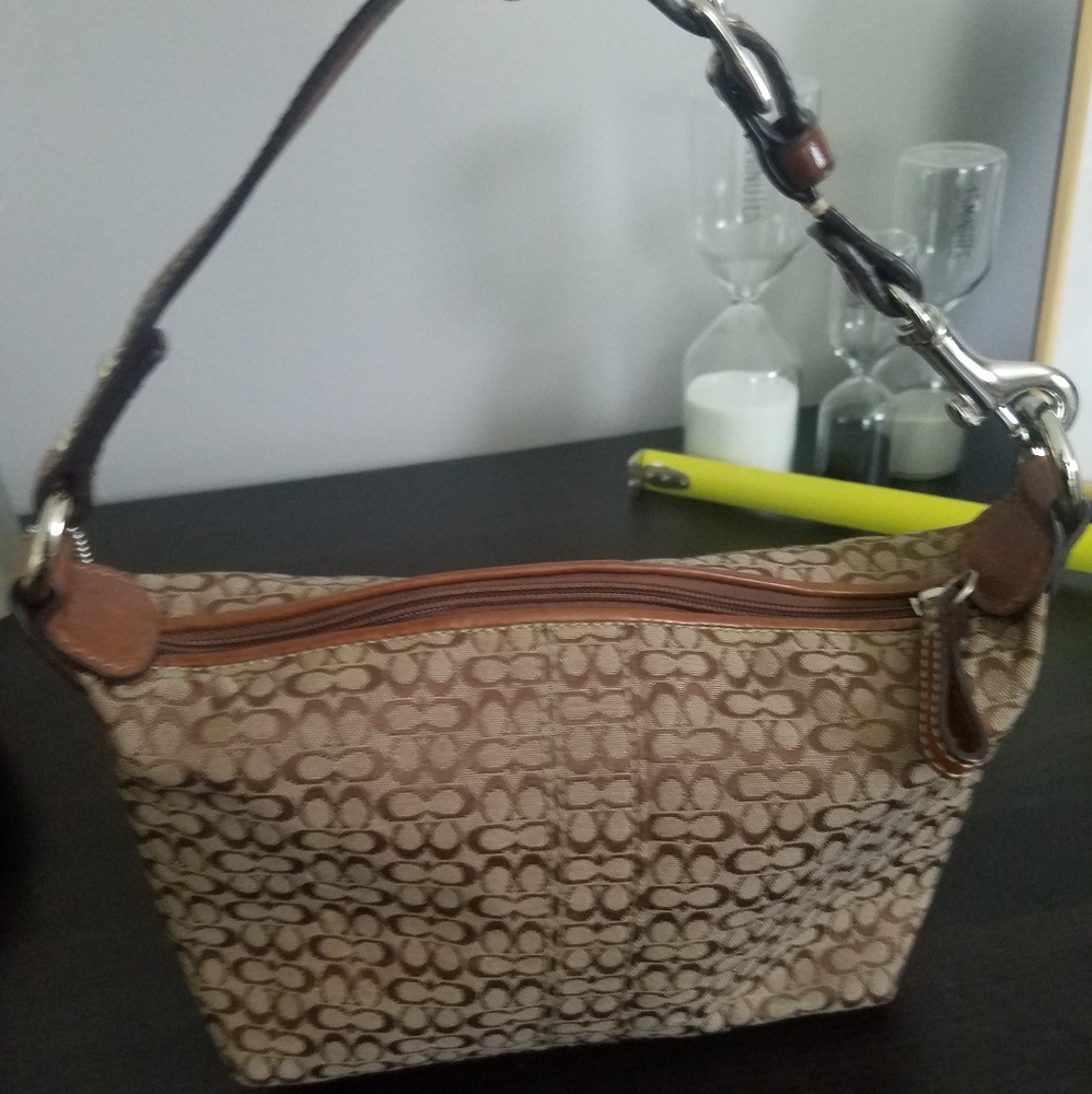 Coach Small Shoulder Bag Brown